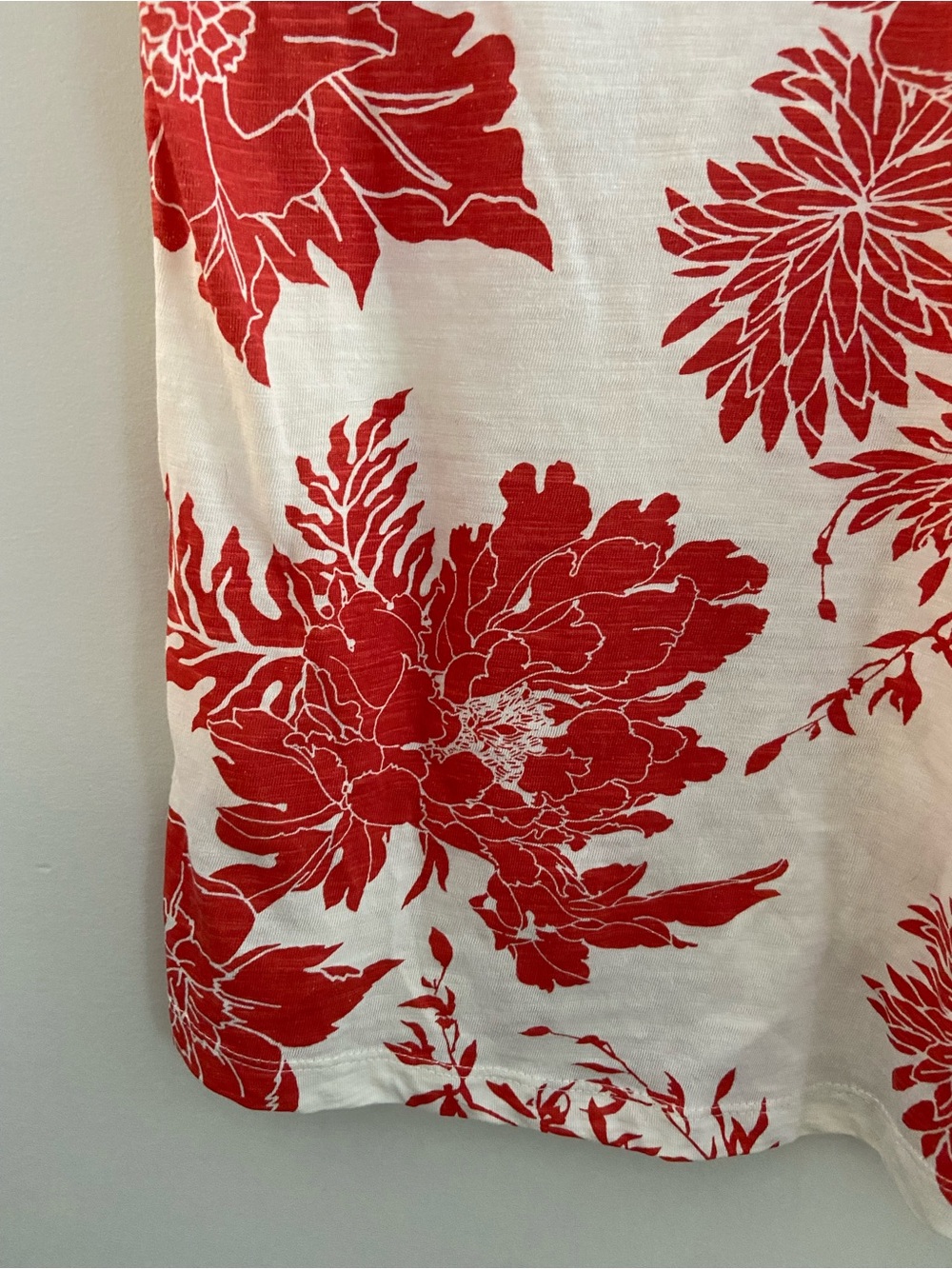 Part Two Short-Sleeve Split-Neck Floral Print Tee - Picture 8 of 16
